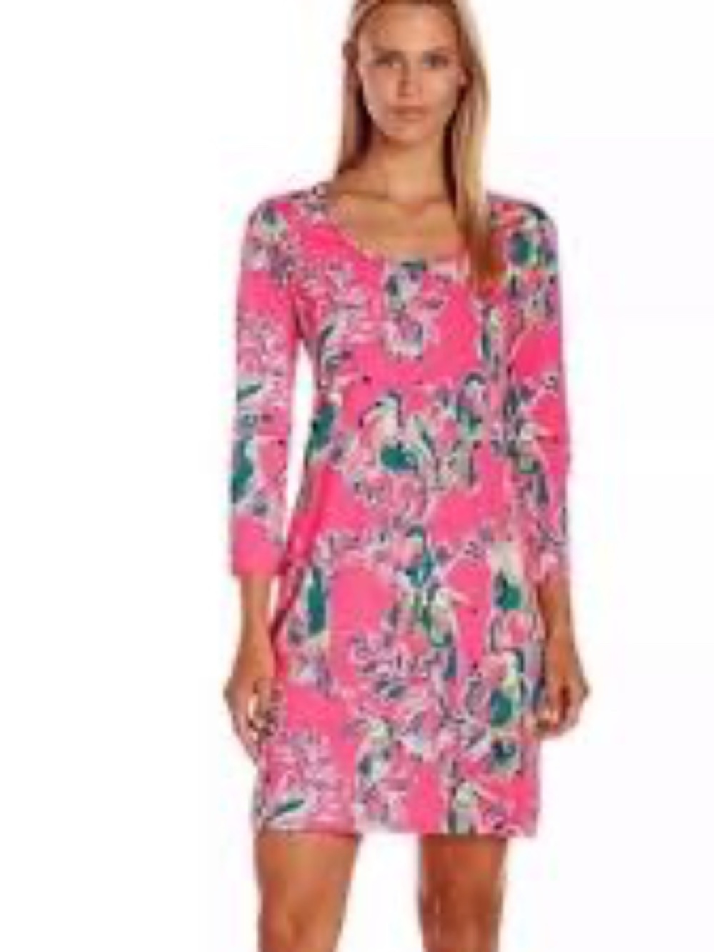 Lilly Pulitzer Beacon Dress in "Dragonfruit Toucan Can" - Size XS